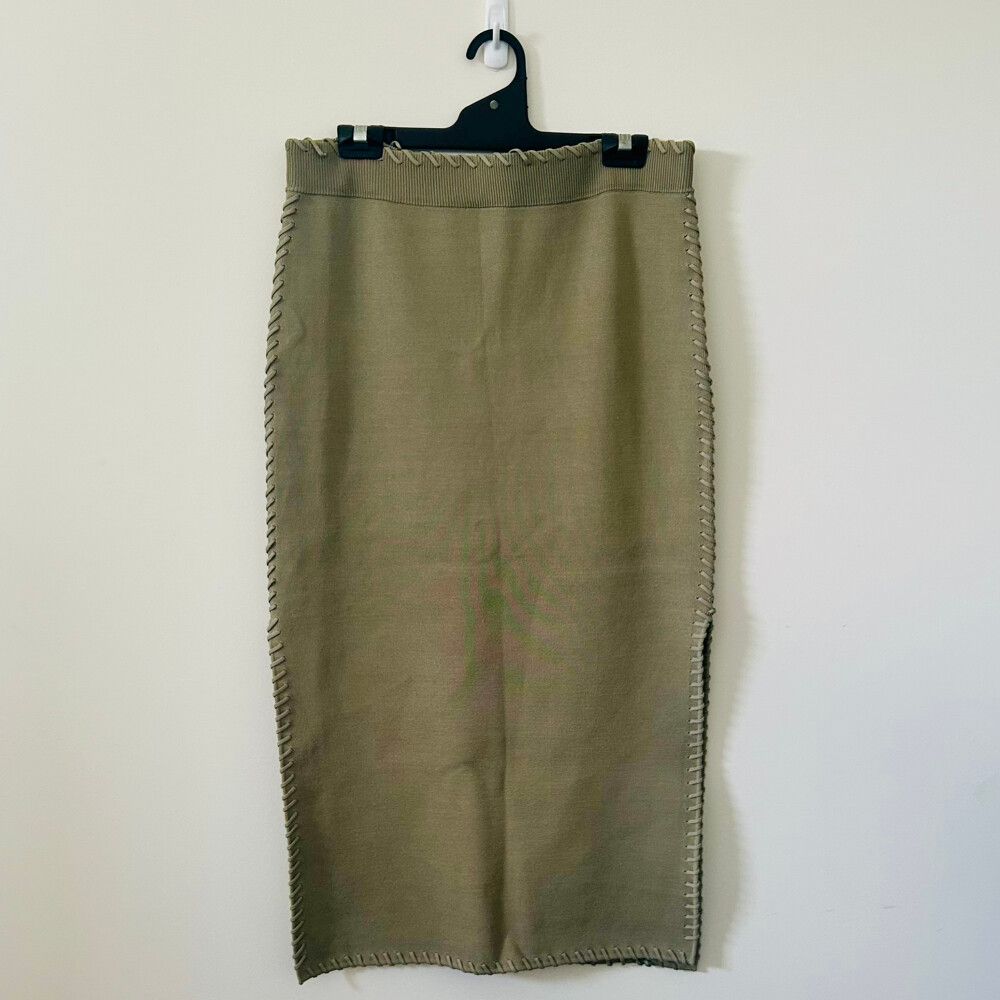 Aje Atlas Skirt Oakmoss Green XL