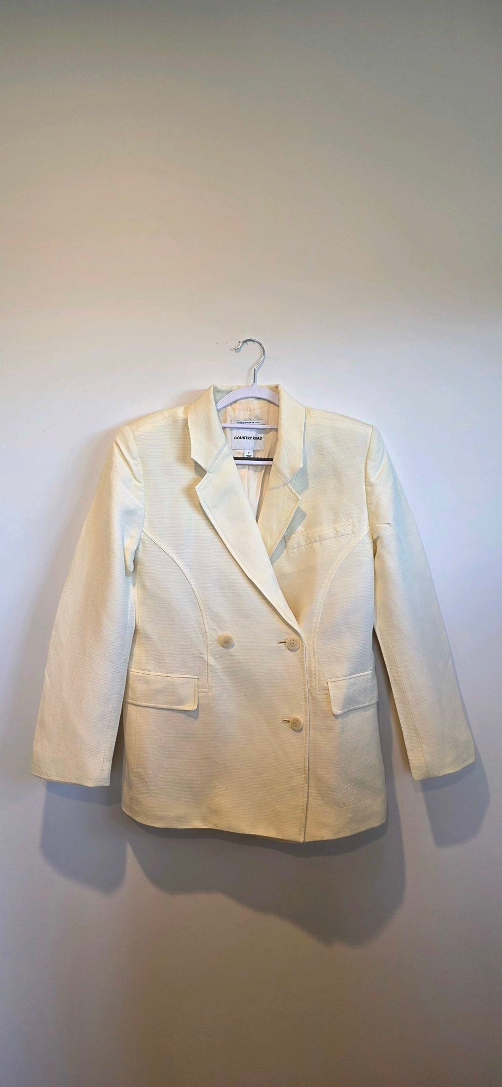 Country Road pale yellow blazer