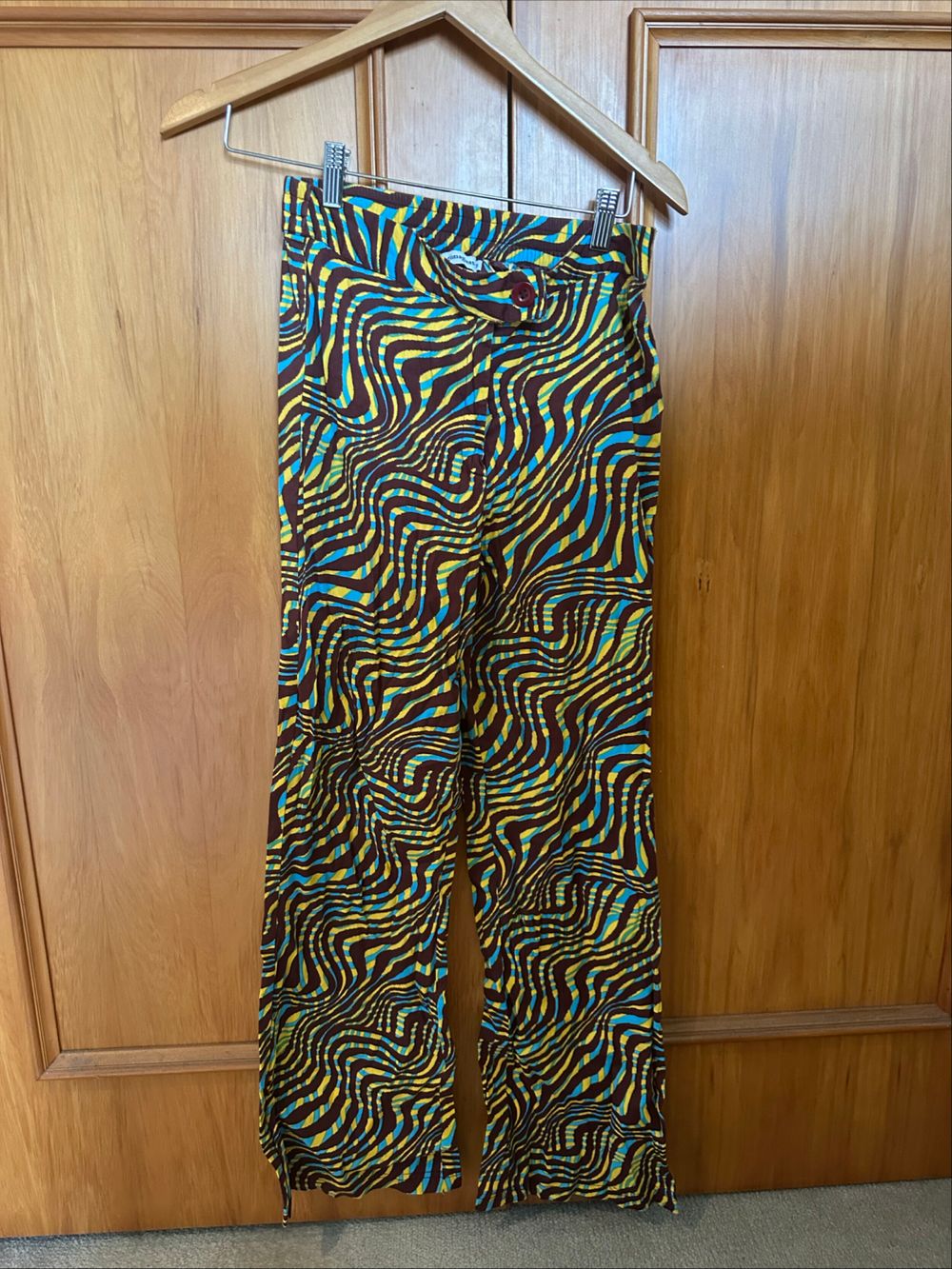 Gimaguas Multicolour Wavy Print Pants