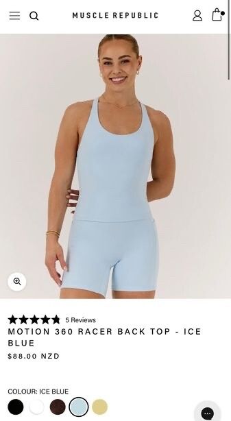 Motion 360 Racer Back Top