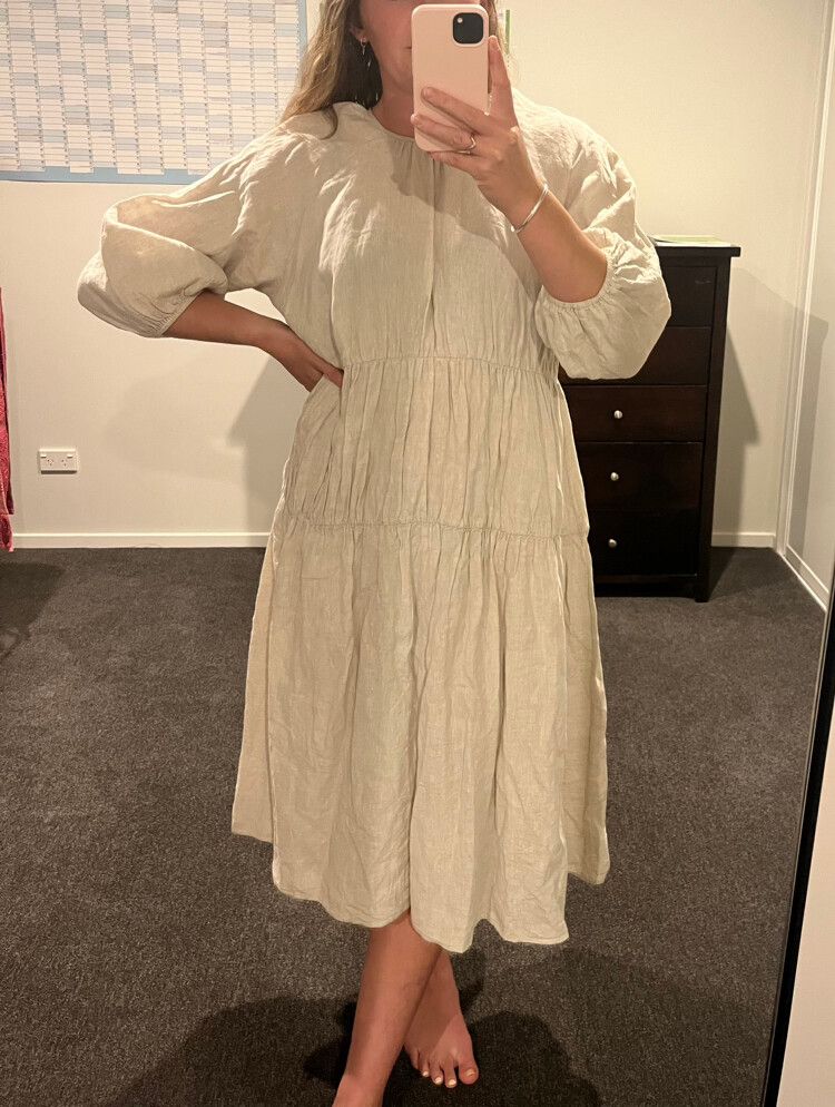 DISSH - Noah Natural Linen Midi on Designer Wardrobe