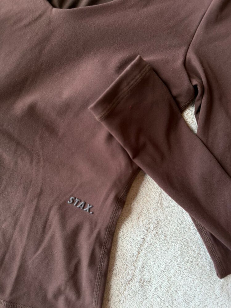 STAX Nandex longsleeve - Chocolate brown