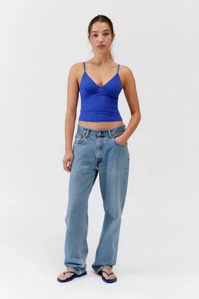 Out From Under Je T'aime Mesh Cropped Cami