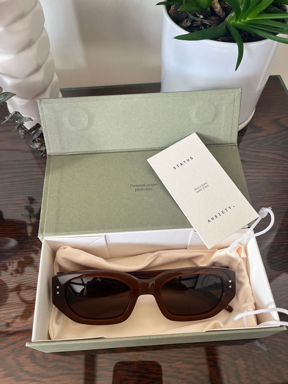 Status Anxiety Luna Sunglasses - Brown