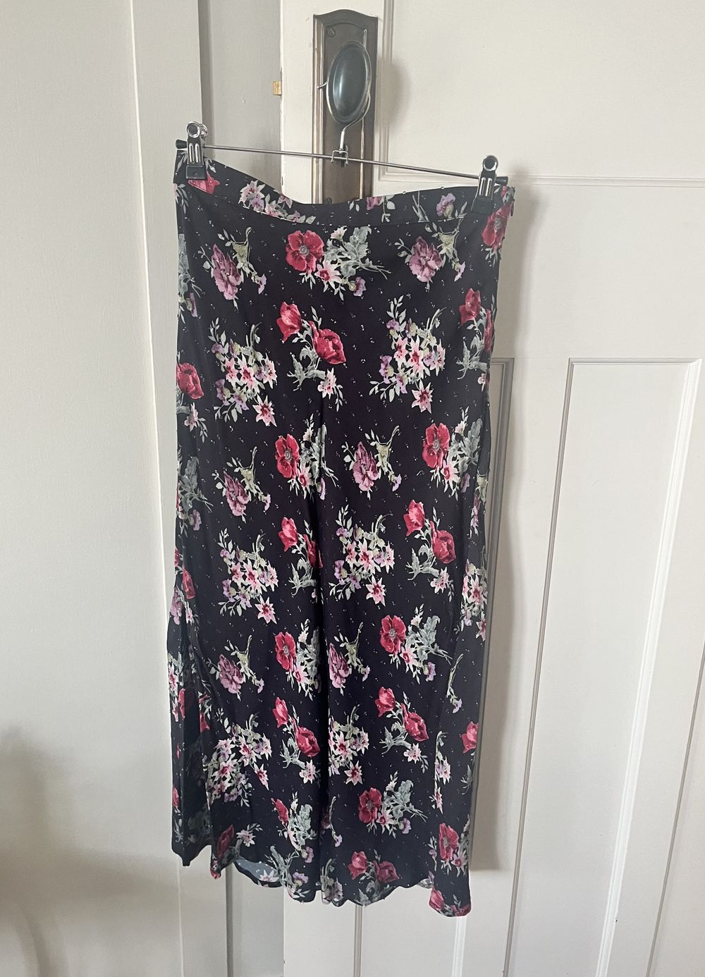 Auguste The Label Black Floral Skirt