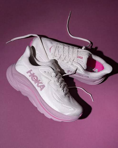 Hoka Clifton 10 Rose Cream/Dried Rose Sneaker Shoes