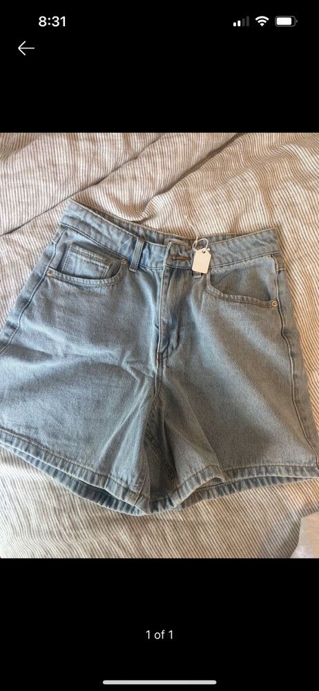 denim shorts