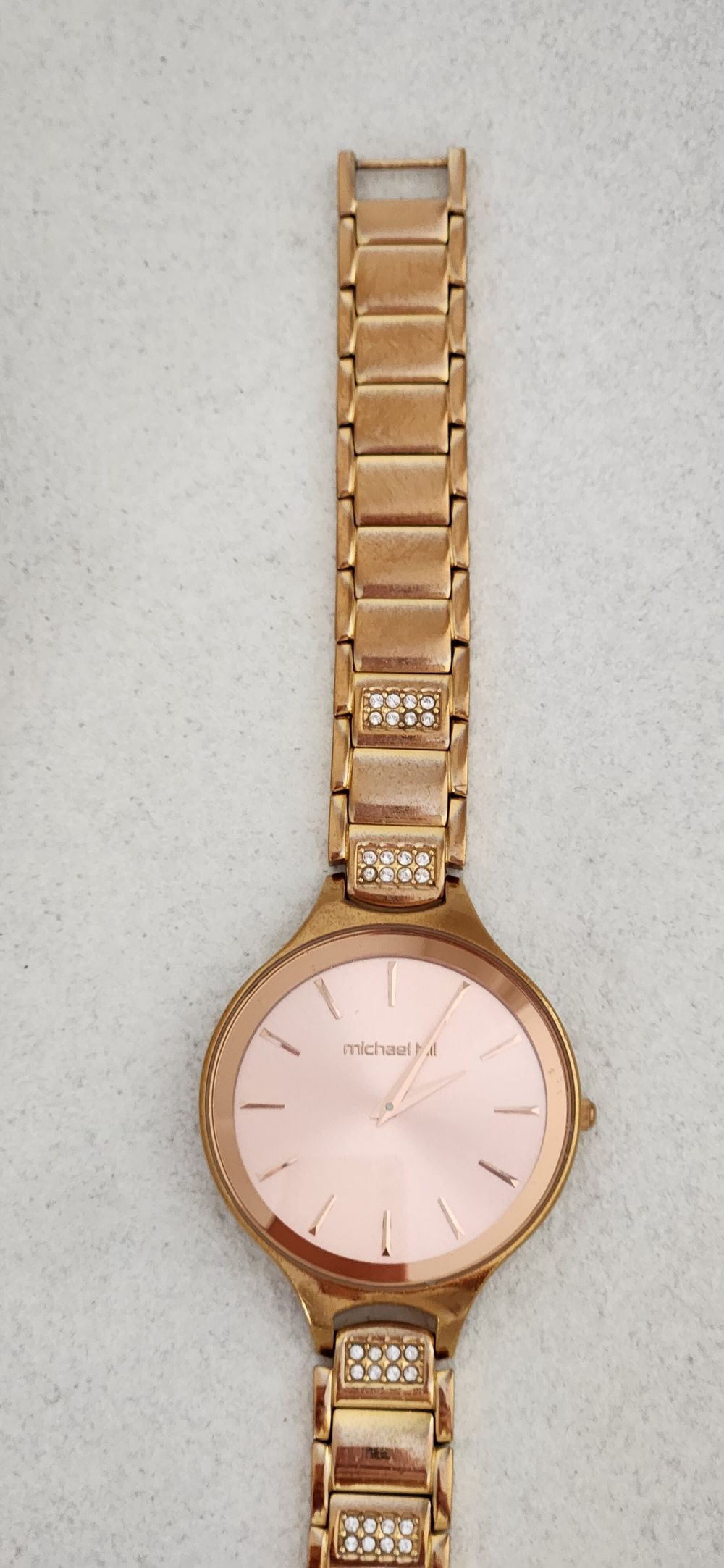 Rose gold watch