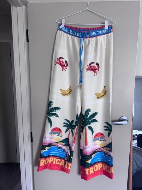 Rachel Zoe tropical pants