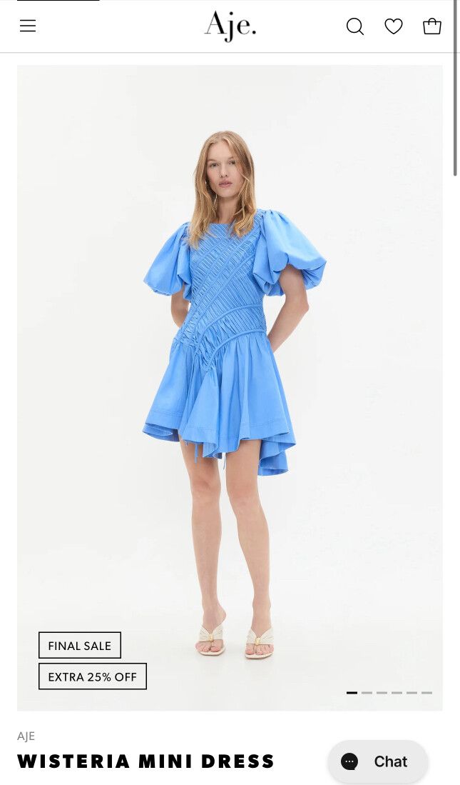 Wisteria Mini Dress - never been worn