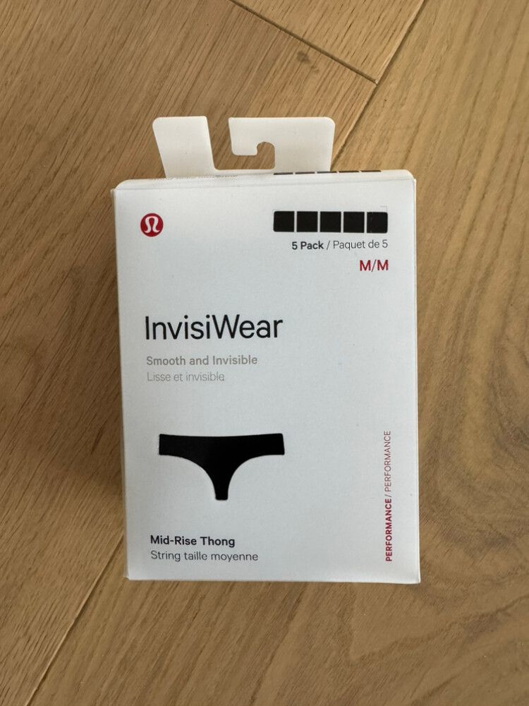 InvisiWear Mid-rise Thong 5 Pack
