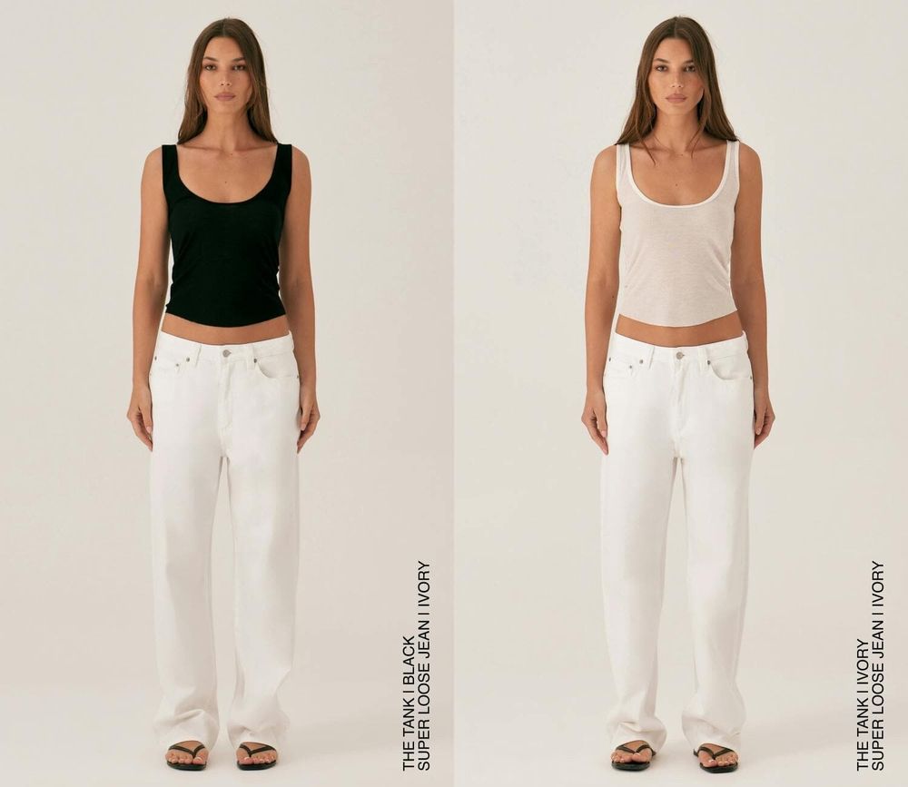 New white Rollas  jeans
