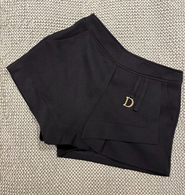 Christian Dior Black Shorts Size S