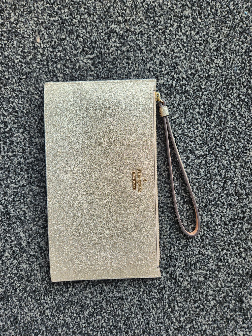 Gold Clutch Wristlet