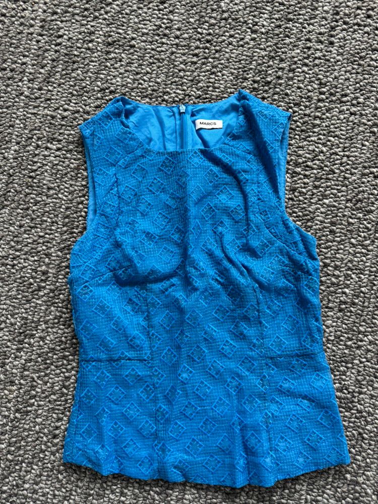 Marcs Blue Sleeveless Top
