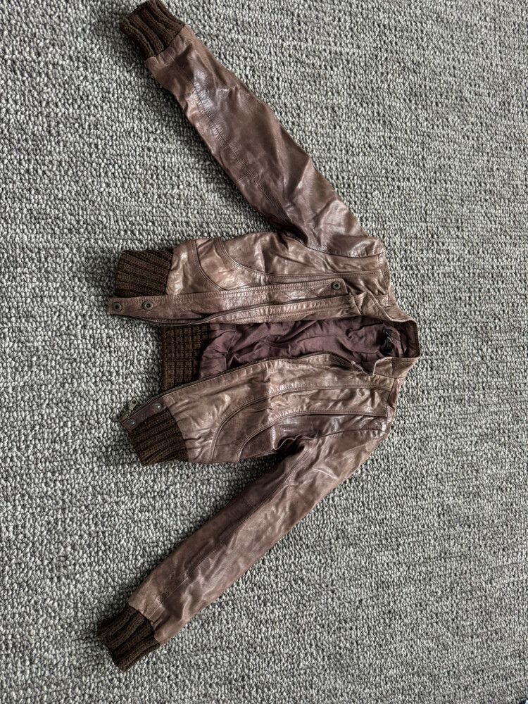 Asos Brown Leather Jacket