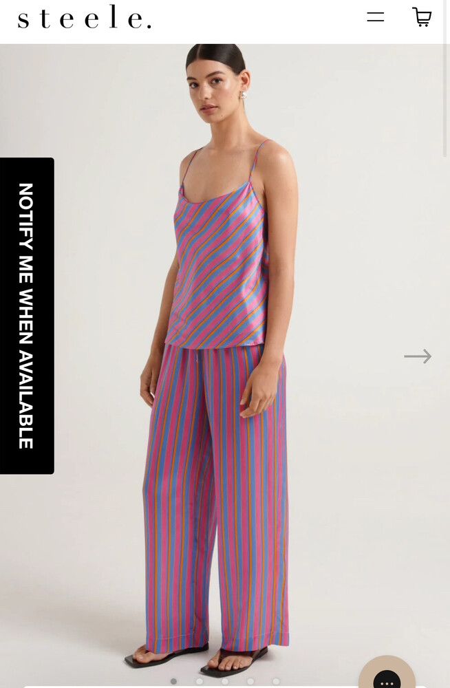 Eden Pant - Harlequin Stripe