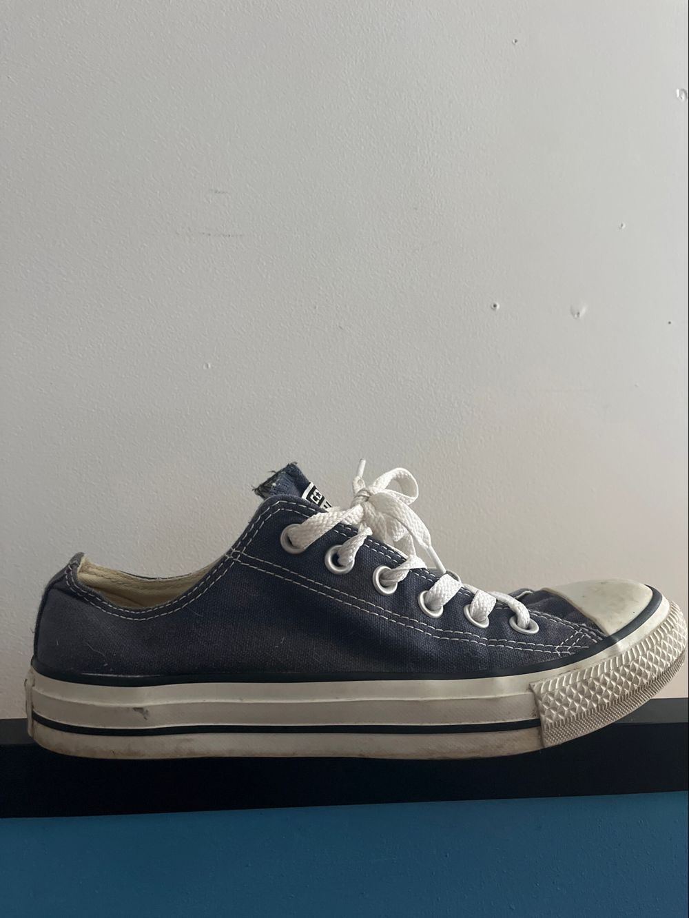 Converse Navy Blue Low Top Sneakers