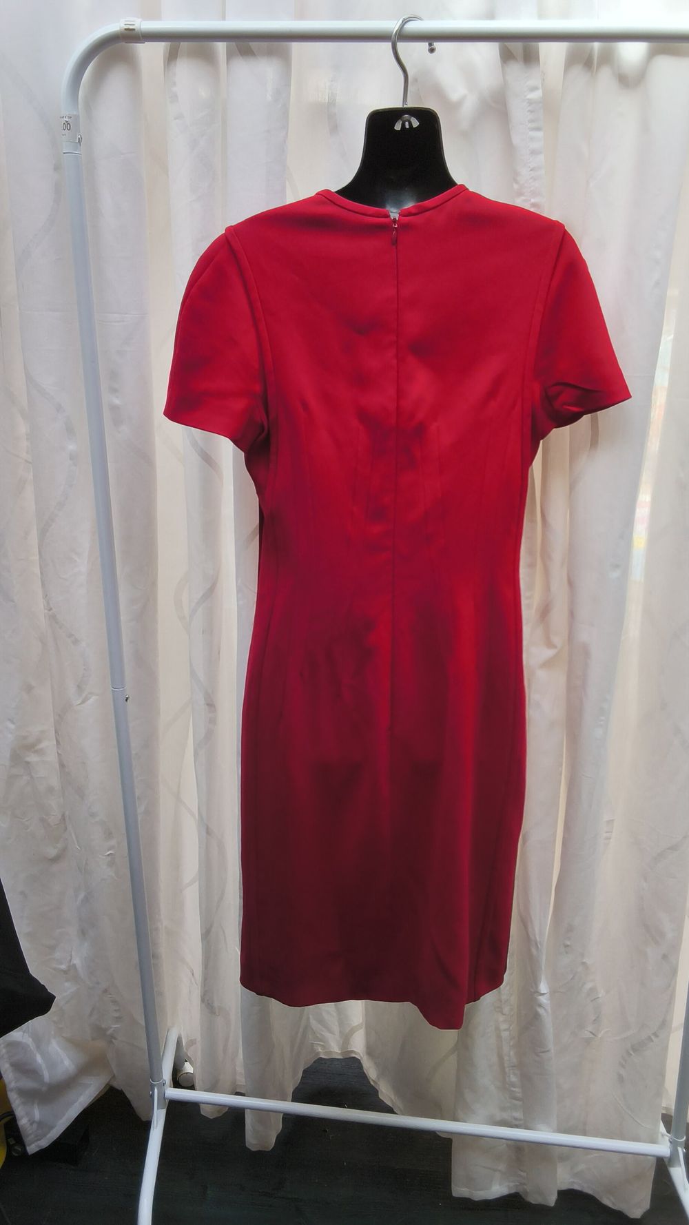 fitted lace wedding dress Jil Sander Vintage Red Dress – Bungee Space by 3standardstoppage main image 1