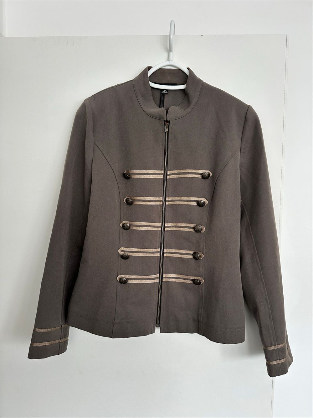 Repertoire Brown Military Style Jacket