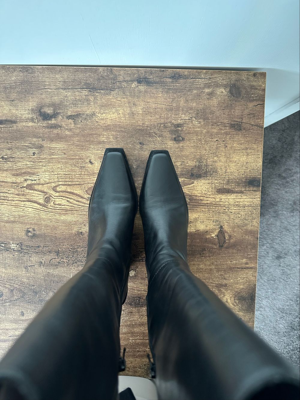 La Tribe Black Knee High Boots