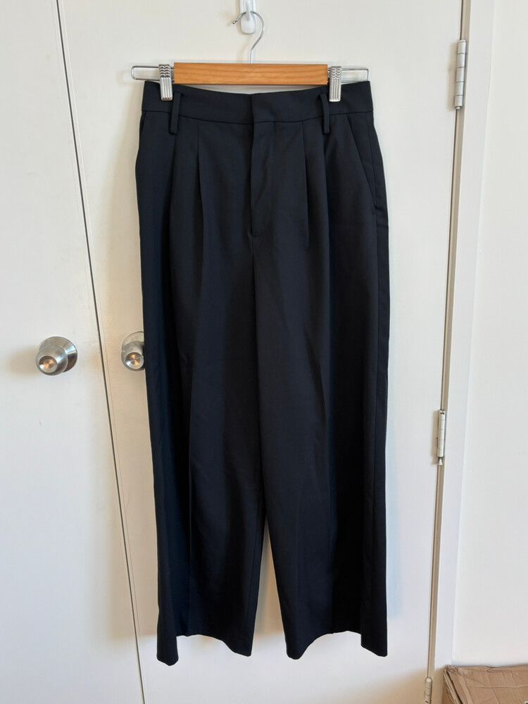 Zara Wide Leg Black Pants Size XS