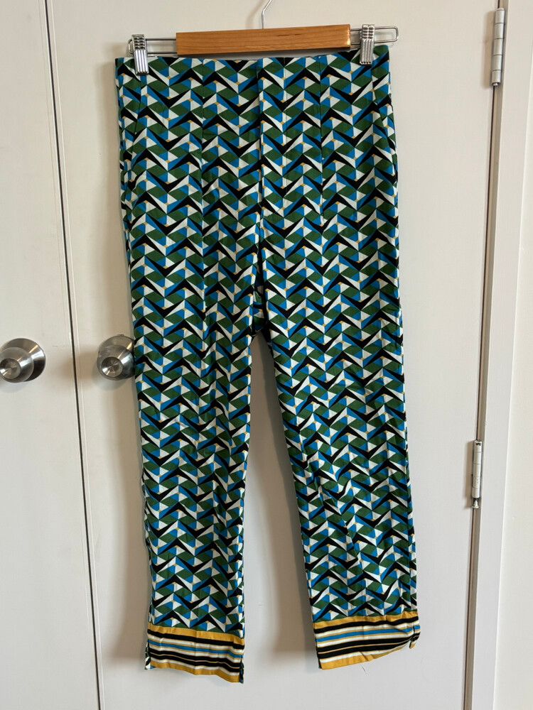 Zara Colourful Slim Leg Pants Size 8