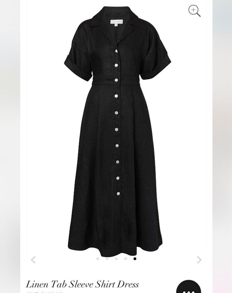Witchery - Linen Dress on Designer Wardrobe