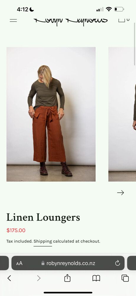 NZ Made Linen Pants
