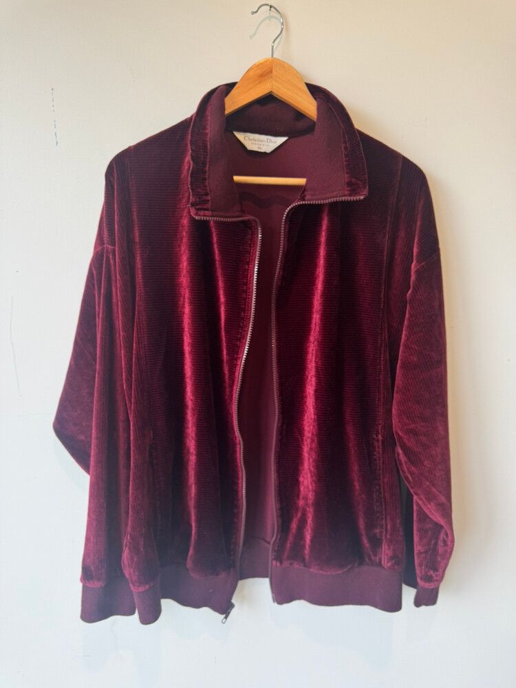 Velvet Plum Tracksuit Top