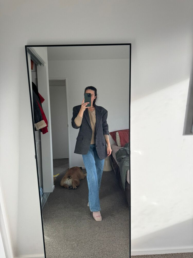 Oversized Men’s Wool Blazer