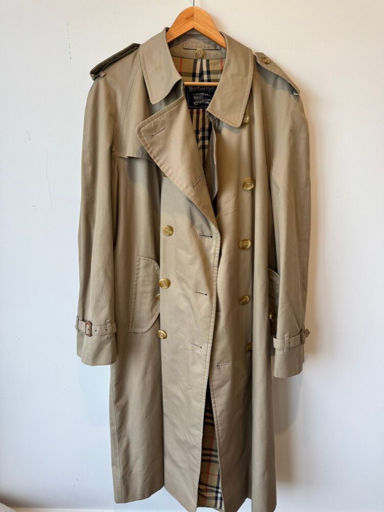 Classic Full Length Tan Trench