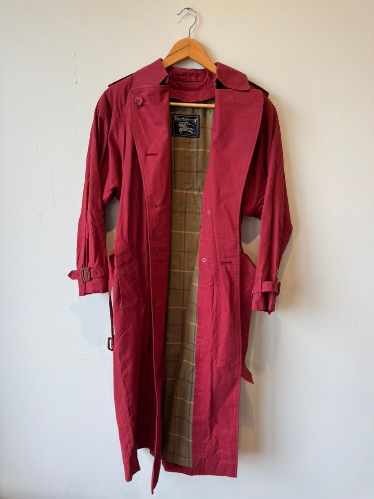 Burberry Trench In Plum