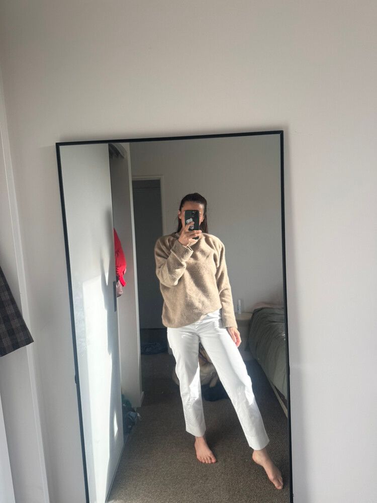 Pablo White Cotton Pants