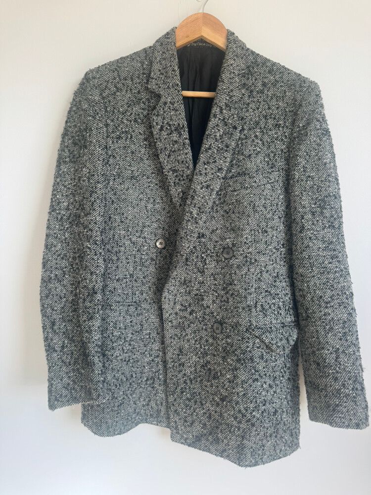 NZ Made Royal Wool Grey Tweed Blazer