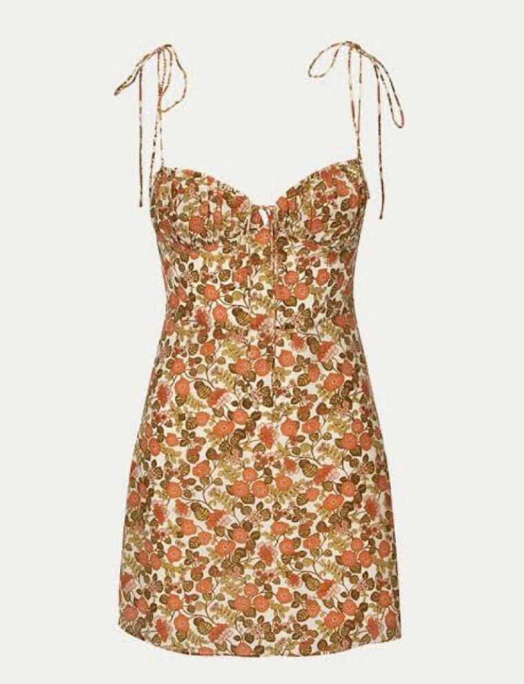 Realisation Par Devon Dress in 70s Floral