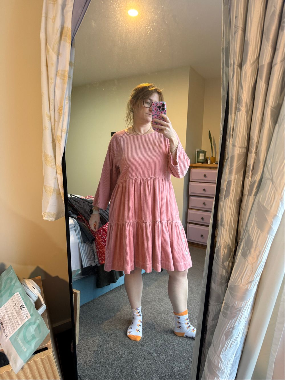 gorman pink dress Growers Dress