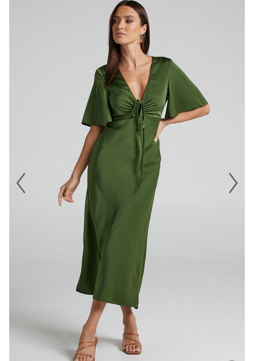 nicholla midi dress CARA CARA Nicola Midi Dress in Tropical Harvest Pink