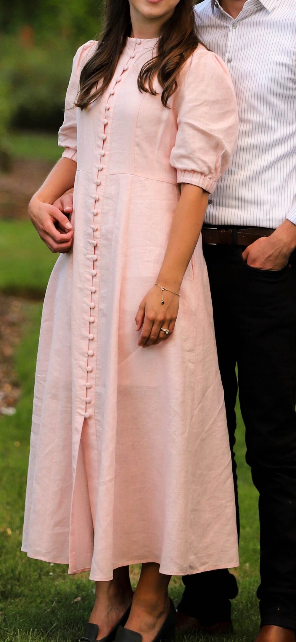 Zoe Kratzmann Pink Linen Midi Dress