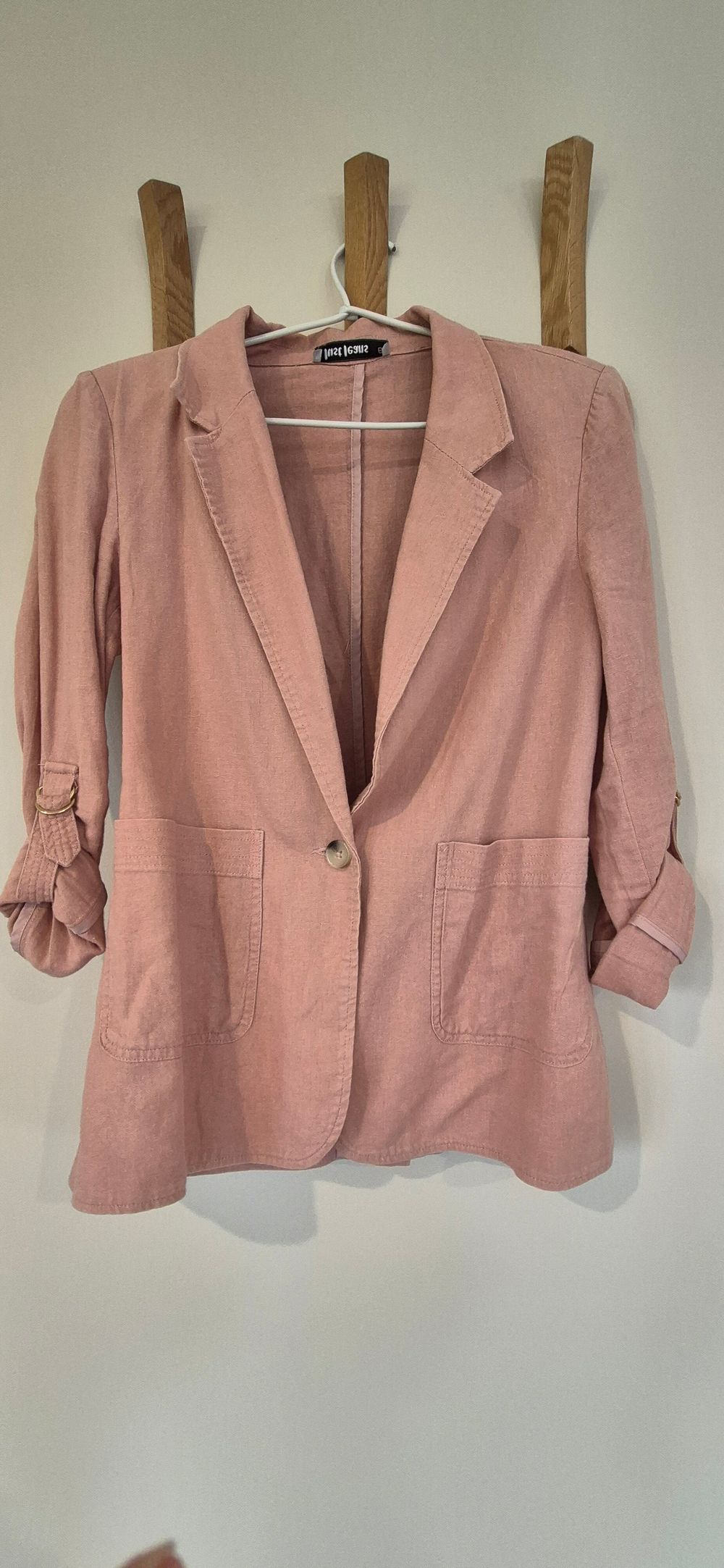 Just Jeans Pink Linen Blazer