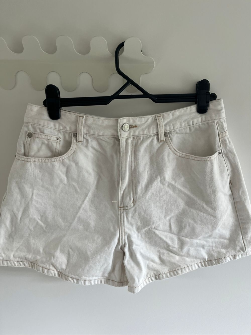 White Denim shorts