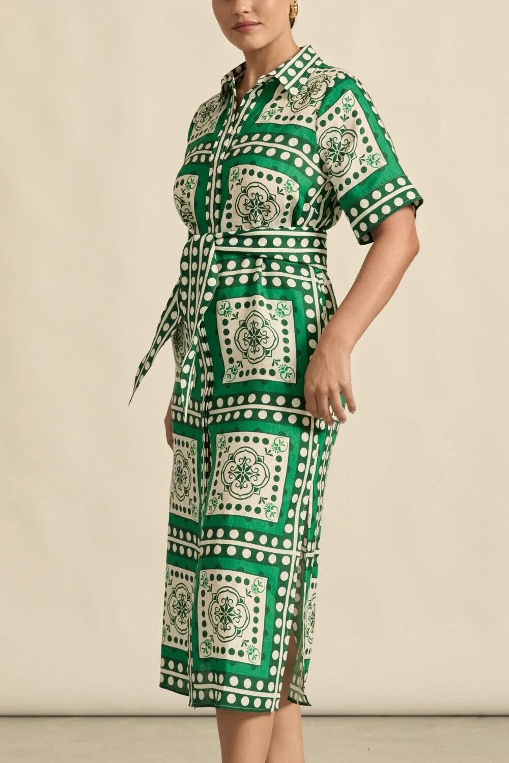 Zoe Kratzmann Green & White Dress