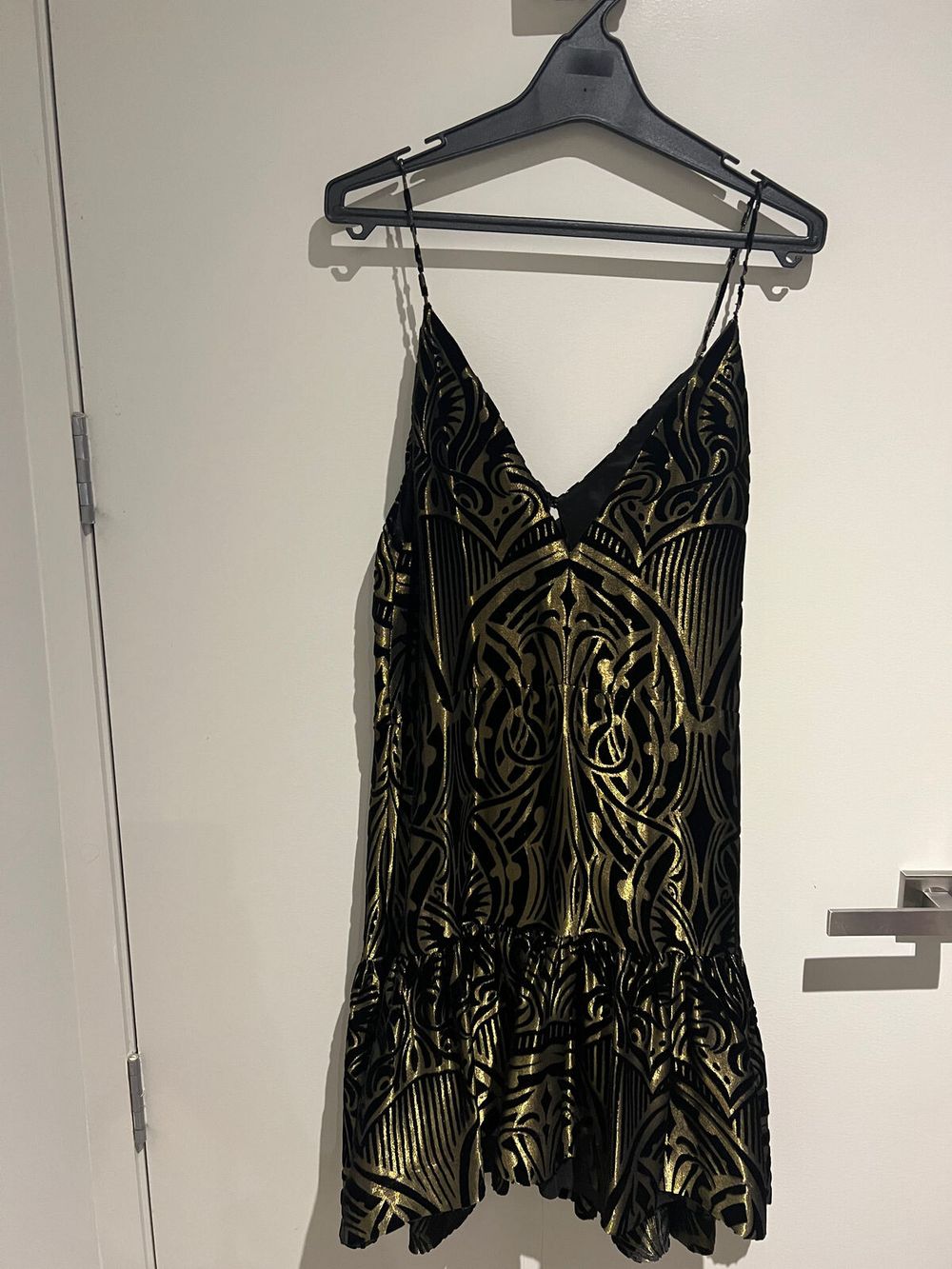 Sass & Bide Black Gold Dress