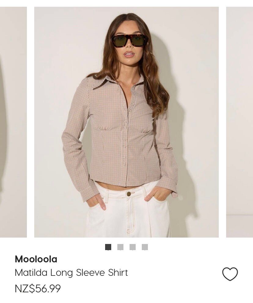 Mooloola Brown Check Long Sleeve Shirt