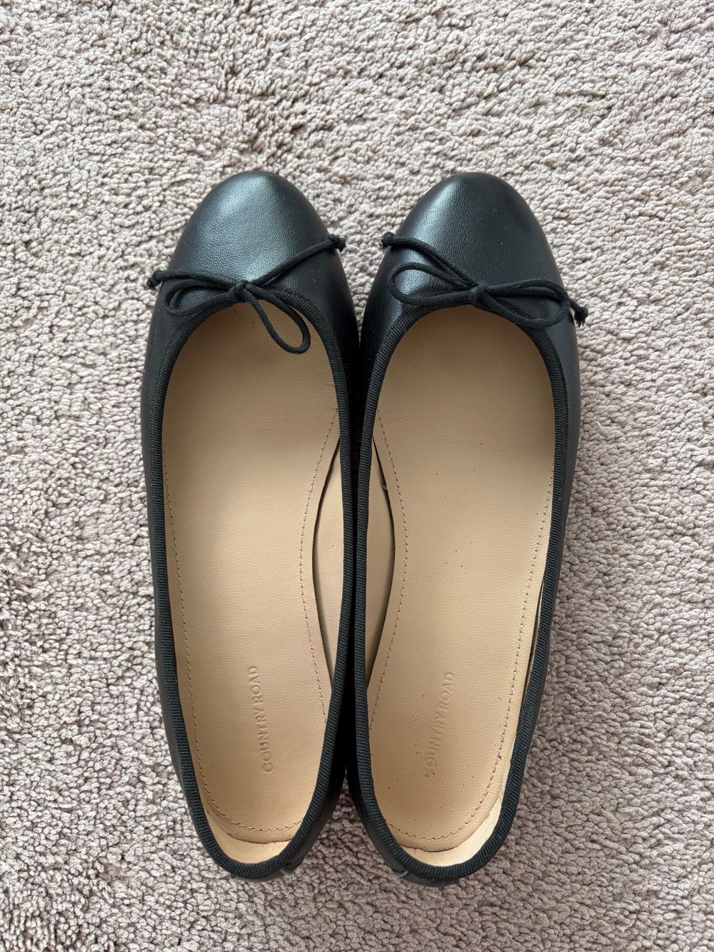 Country Road Black Claudia Ballet Flats