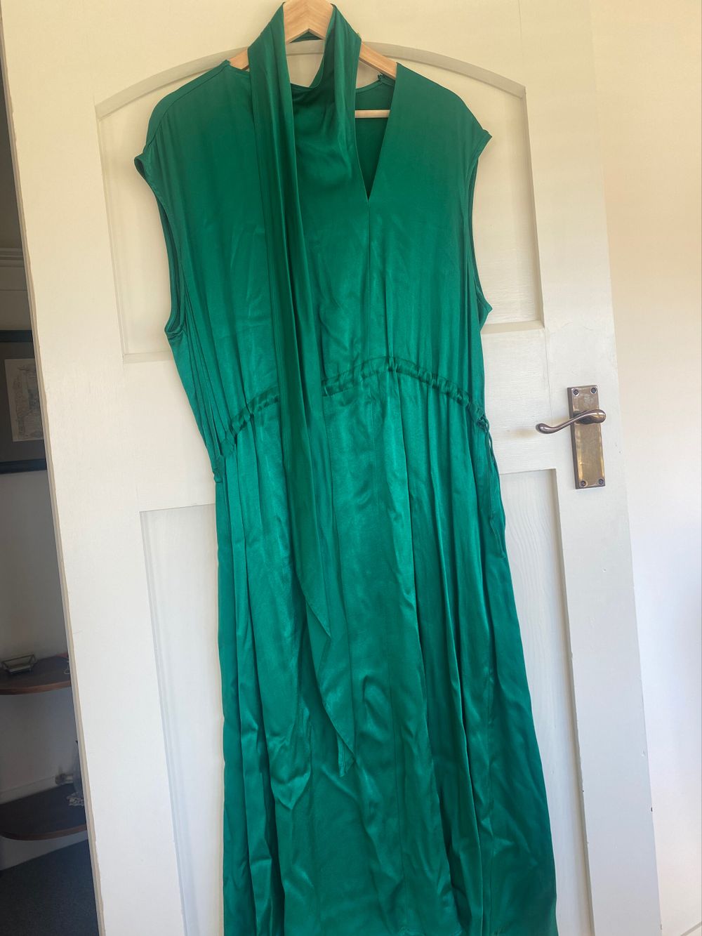 floral emerald green dress Fabulous 1970's Emerald Plaid Taffeta Halterneck Evening Gown / Small –  Xtabay Vintage main image 0