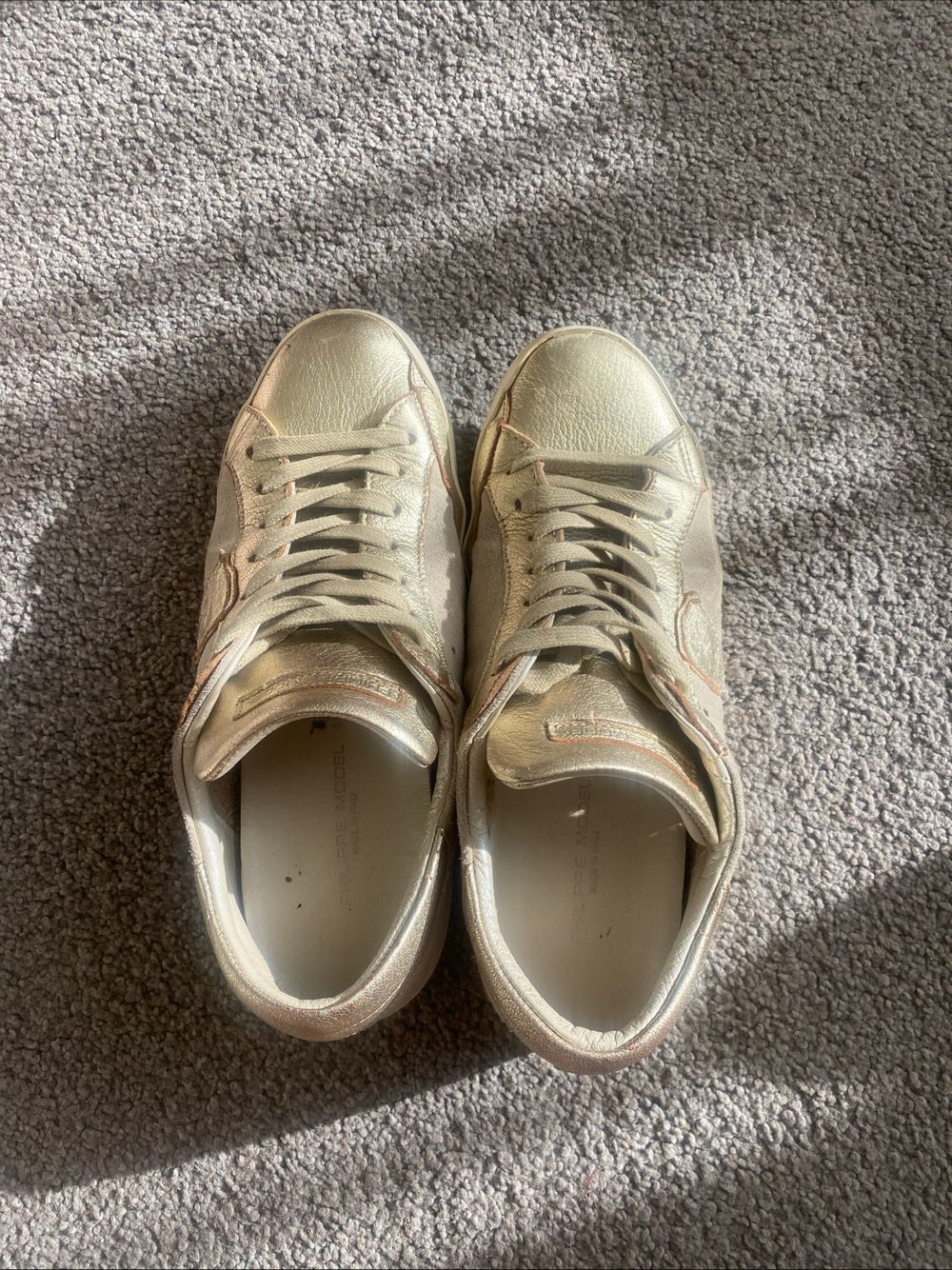 Gold Phillippe Model Shoes