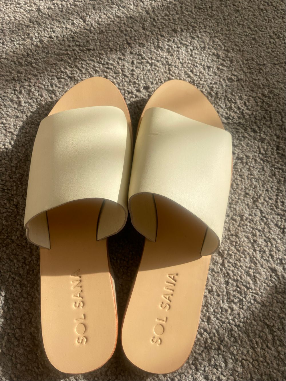 Sol Sana White Sandals