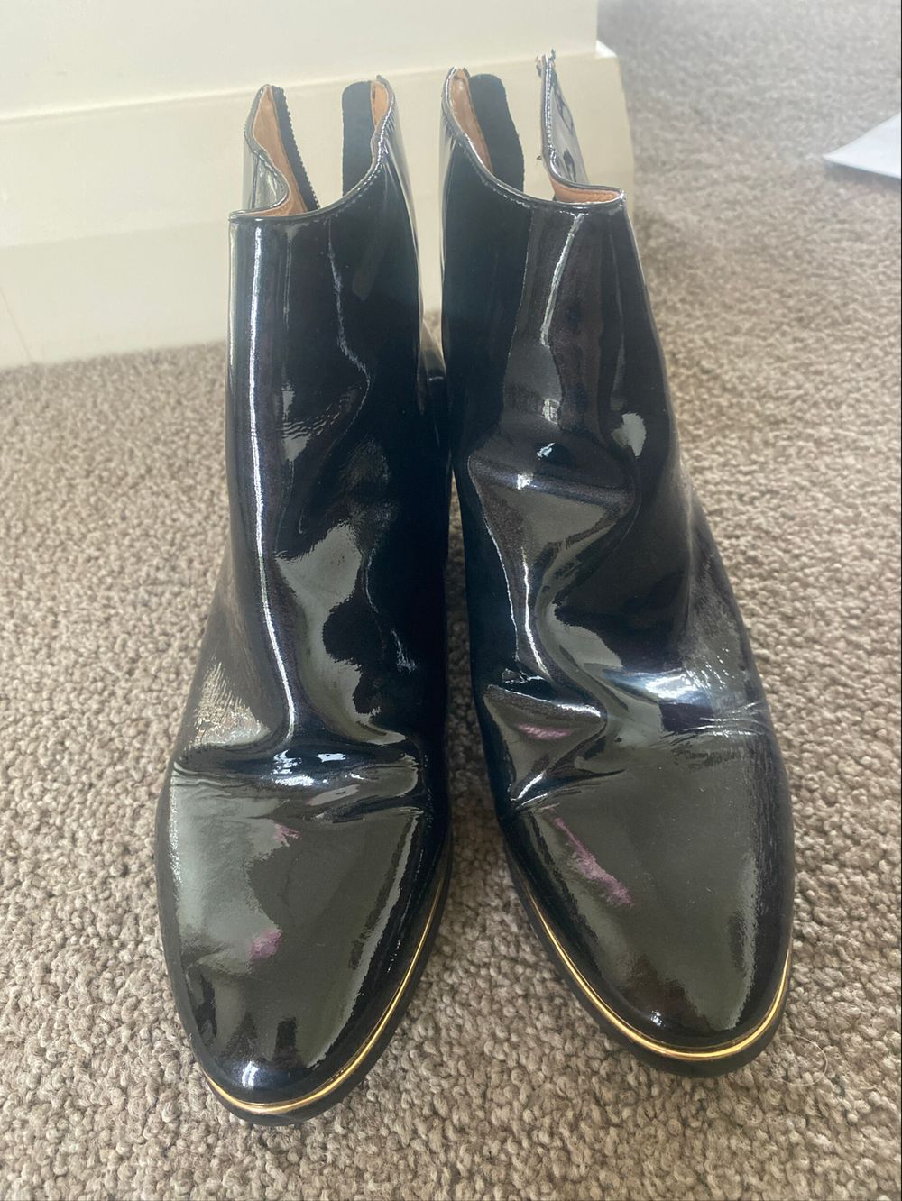 Sala Black Heeled Boots
