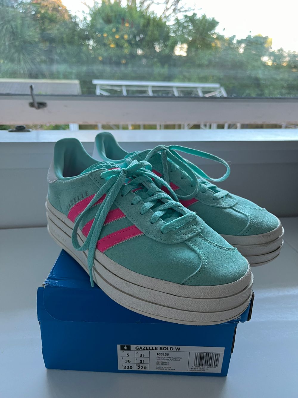adidas gazelle silver green womens ADIDAS ORIGINALS Pink Gazelle Bold sneakers for women  Pavidas